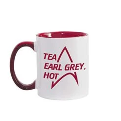 Star Trek: The Next Generation Tea Earl Grey Hot 11 Oz Two-Tone Mug - MAROON 7 Star Trek: The Next Generation Tea Earl Grey Hot 11 Oz Two-Tone Mug - MAROON -T-shirt Store 41m5miwp9TL