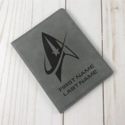 Star Trek: Discovery Personalized Passport Holder -T-shirt Store DSC PassportCover FirstNameLastName Mockup