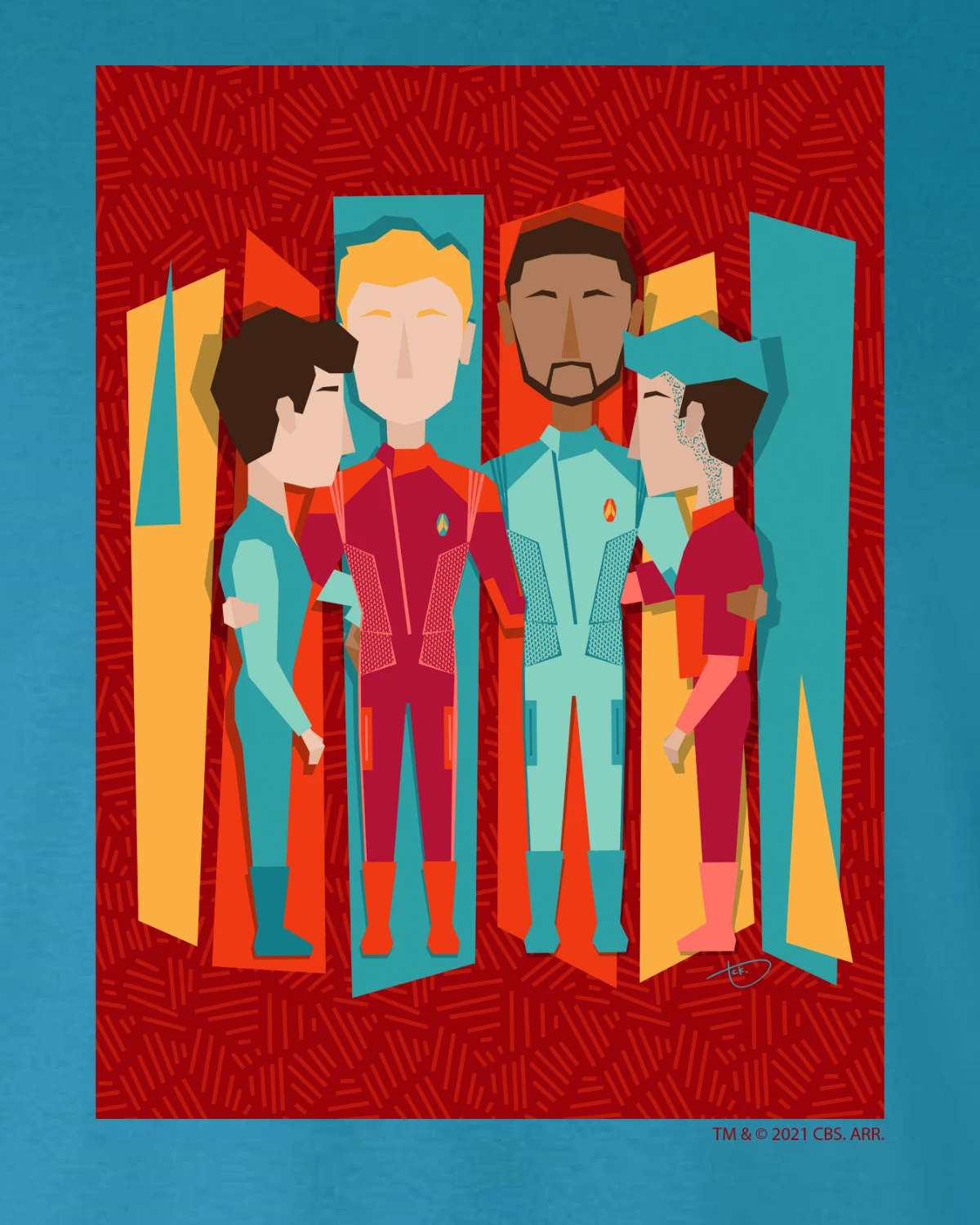 Star Trek Artist Spotlight: Rob DeHart Found Families Hooded Sweatshirt 4 Star Trek Artist Spotlight: Rob DeHart Found Families Hooded Sweatshirt - Image 2