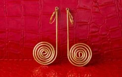 Star Trek X RockLove Uhura Spiral Earrings -T-shirt Store RL ST500UHR36 GLD OS