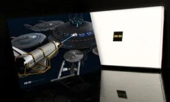 Star Trek Ships Of The Line Acquisition Acrylic -T-shirt Store SOTL Acquisition Acrylic Box Mockup