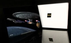 Star Trek: The Next Generation Ships Of The Line Making For Deep Water Acrylic -T-shirt Store SOTL MakingforDeepWater Acrylic Box Mockup