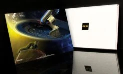 Star Trek: The Next Generation Ships Of The Line Yesterday's Enterprise Acrylic -T-shirt Store SOTL YesterdaysEnterprise Acrylic Box Mockup