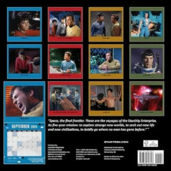 Star Trek: The Original Series 2024 Wall Calendar -T-shirt Store ST 24WC OS 29 MF4