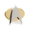 Star Trek Two Tone Delta Shield Lapel Pin -T-shirt Store ST 2TDS LP