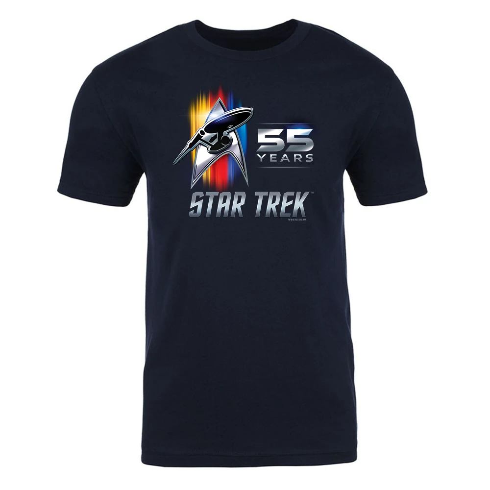 Star Trek 55th Anniversary Adult Short Sleeve T-Shirt 5 Star Trek 55th Anniversary Adult Short Sleeve T-Shirt - Image 3