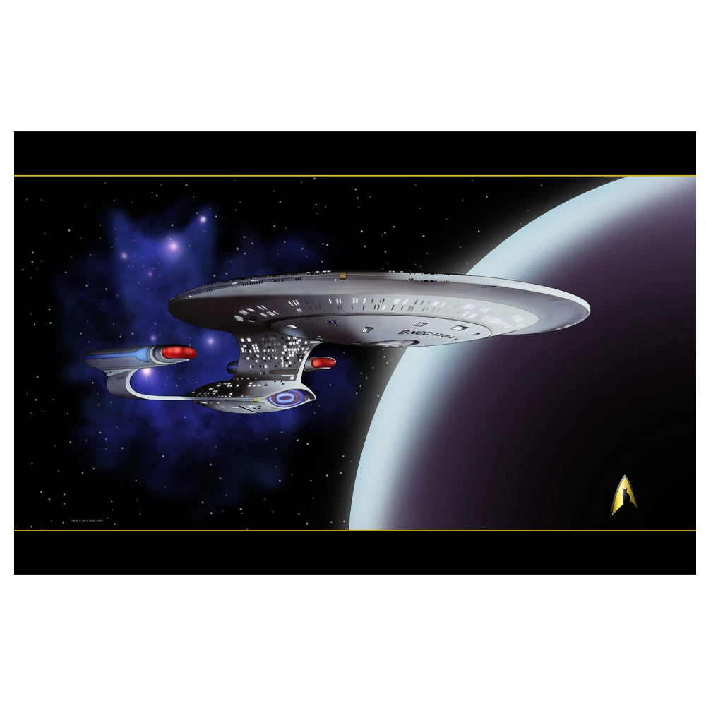 Star Trek: The Next Generation Space Cat Sherpa Blanket 4 Star Trek: The Next Generation Space Cat Sherpa Blanket - Image 2