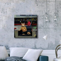 Star Trek: The Original Series Kirk's Chair Premium Gallery Wrapped Canvas