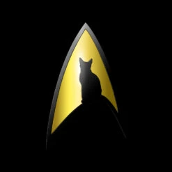 Star Trek: The Original Series Spock Cat Portrait Short Sleeve T-Shirt 7 Star Trek: The Original Series Spock Cat Portrait Short Sleeve T-Shirt -T-shirt Store ST Cats TOS Shirts RO SleeveAlt