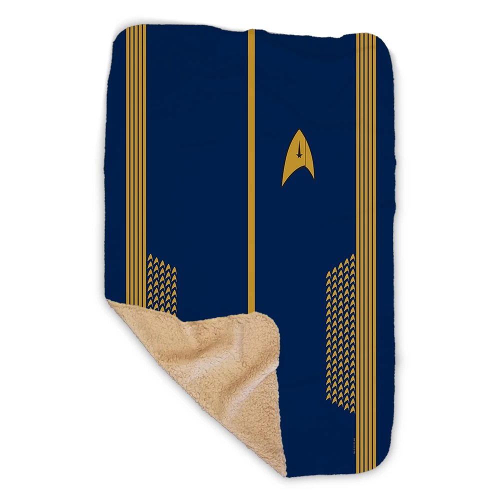 Star Trek: Discovery Command Uniform Sherpa Blanket 3 Star Trek: Discovery Command Uniform Sherpa Blanket