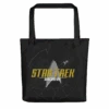 Star Trek: Discovery Logo Sketch Premium Tote Bag -T-shirt Store ST D LogoSketch Tote Bag Mockup Front