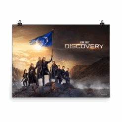 Star Trek: Discovery Season 3 Keyart Premium Satin Poster