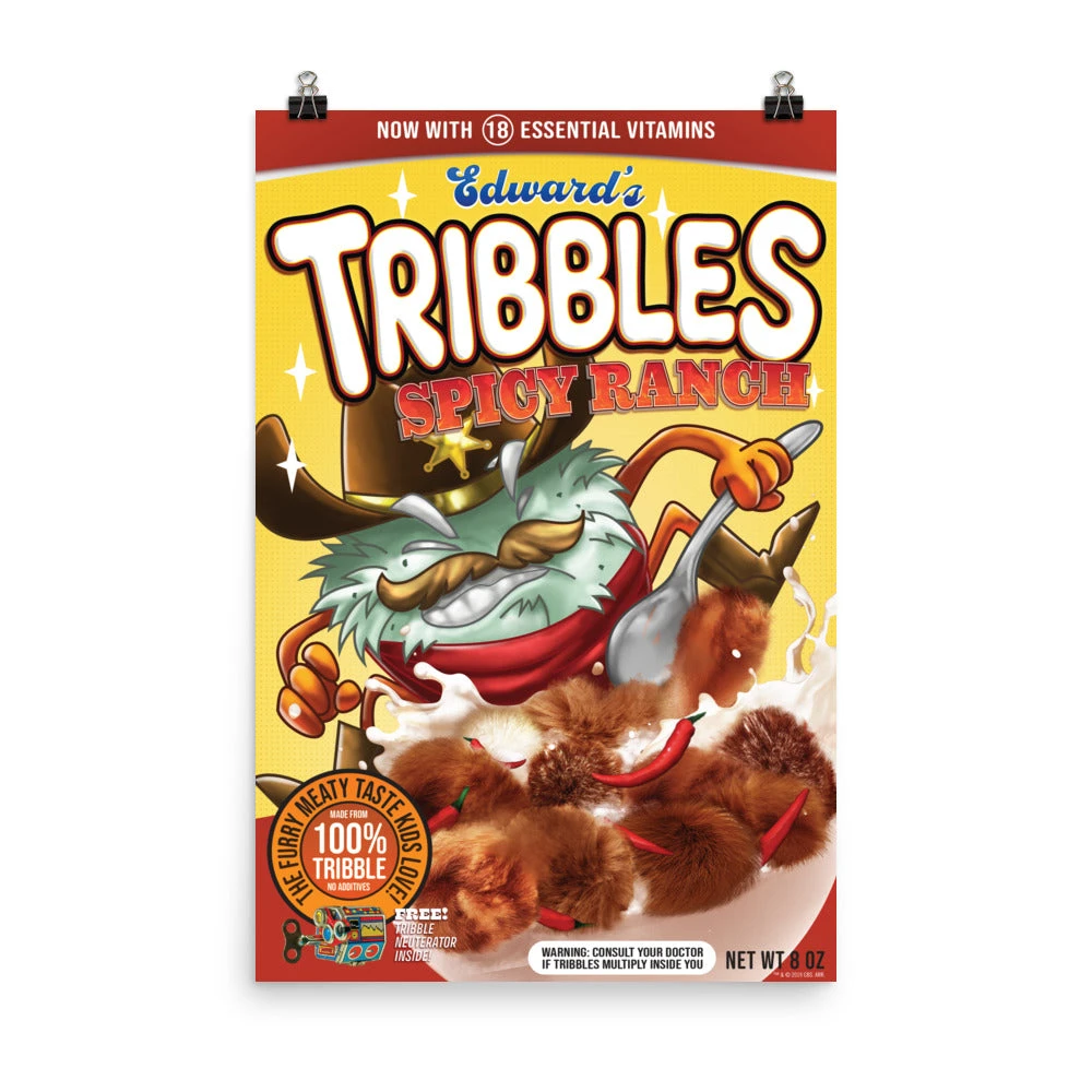 Star Trek: Discovery Spicy Ranch Tribbles Premium Satin Poster 3 Star Trek: Discovery Spicy Ranch Tribbles Premium Satin Poster