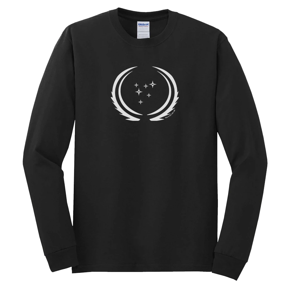 Star Trek: Discovery UFP Flag Adult Long Sleeve T-Shirt 6 Star Trek: Discovery UFP Flag Adult Long Sleeve T-Shirt - Image 4