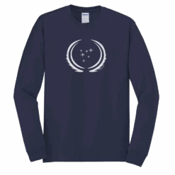 Star Trek: Discovery UFP Flag Adult Long Sleeve T-Shirt 7 Star Trek: Discovery UFP Flag Adult Long Sleeve T-Shirt -T-shirt Store ST D UFP LST 100004 NAVY MF