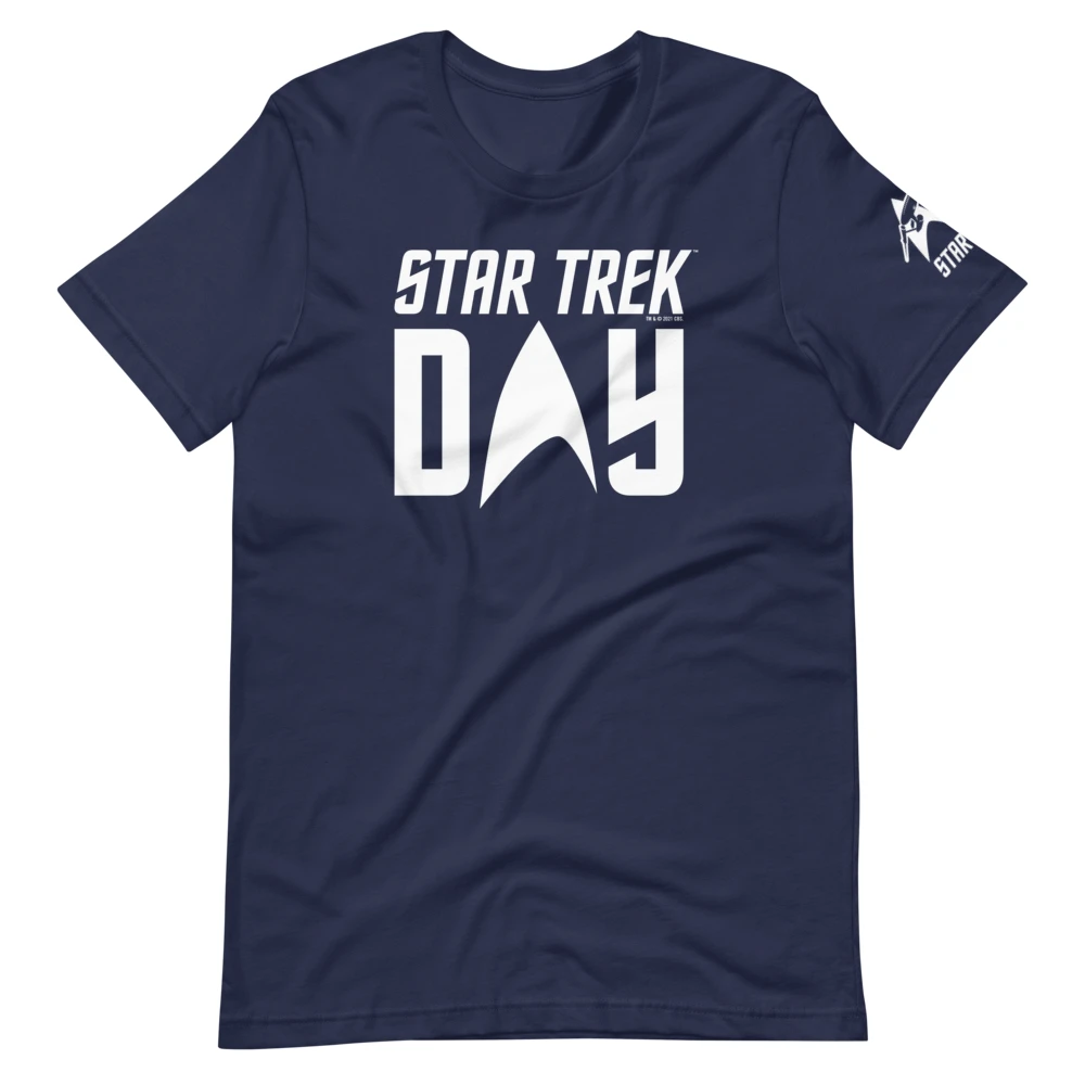 Star Trek Day 55th Anniversary Logo Unisex Premium T-Shirt 6 Star Trek Day 55th Anniversary Logo Unisex Premium T-Shirt - Image 4