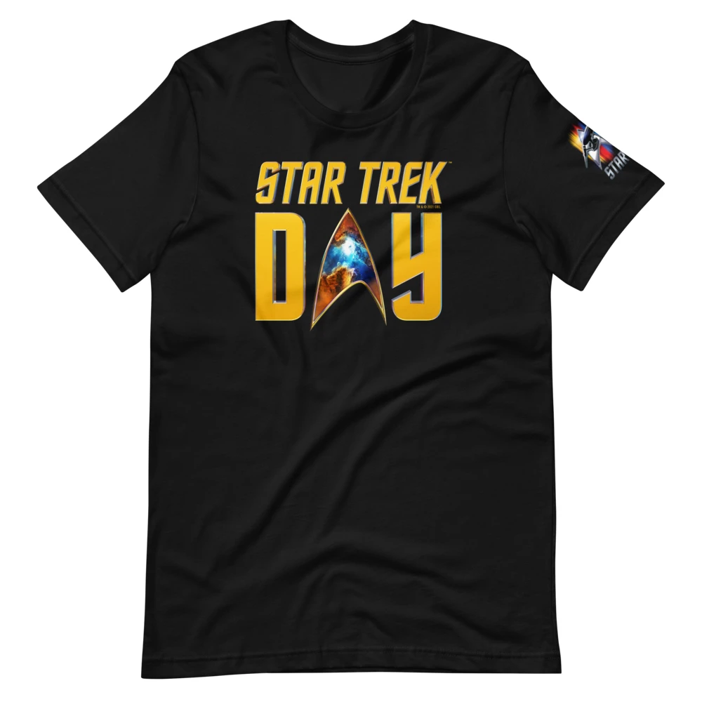 Star Trek Day 55th Anniversary Nebula Logo Unisex Premium T-Shirt 3 Star Trek Day 55th Anniversary Nebula Logo Unisex Premium T-Shirt