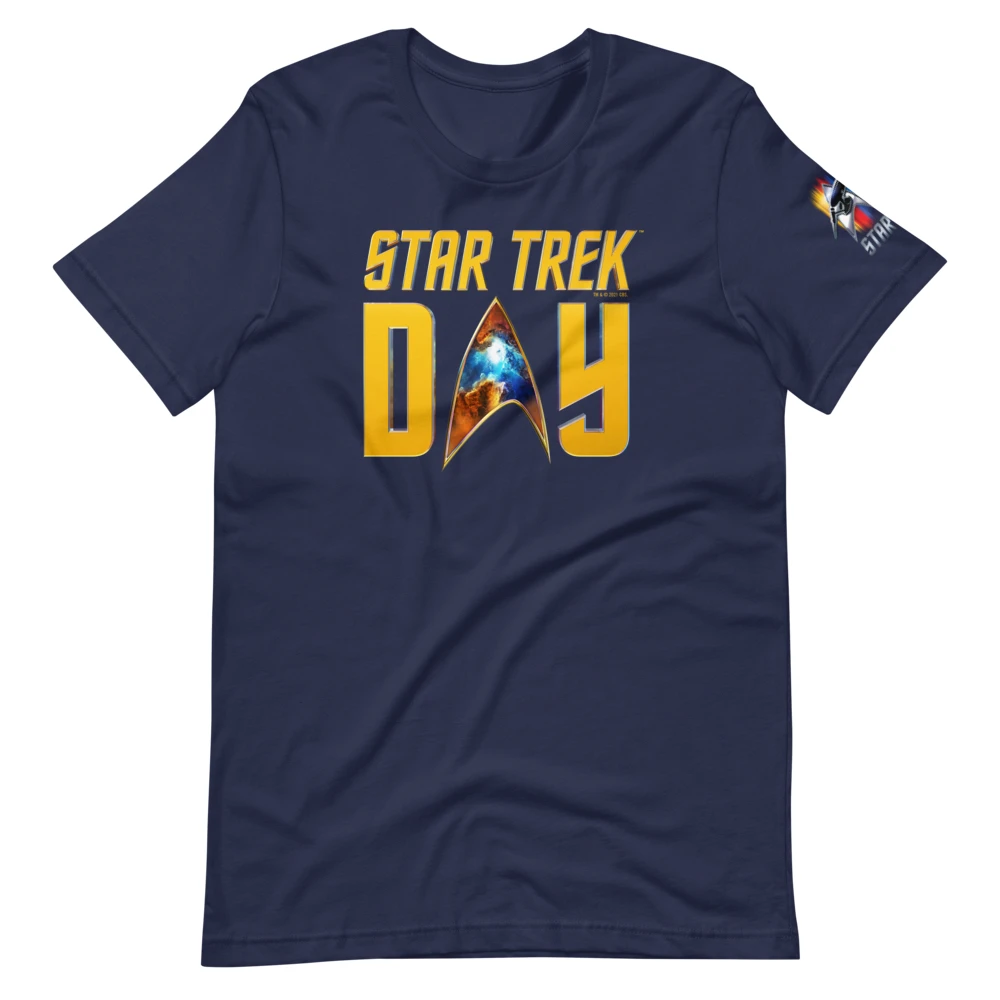 Star Trek Day 55th Anniversary Nebula Logo Unisex Premium T-Shirt 4 Star Trek Day 55th Anniversary Nebula Logo Unisex Premium T-Shirt - Image 2