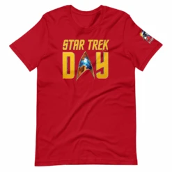 Star Trek Day 55th Anniversary Nebula Logo Unisex Premium T-Shirt 8 Star Trek Day 55th Anniversary Nebula Logo Unisex Premium T-Shirt -T-shirt Store ST DAY55N 100394 Adult ShortSleeve Tshirt Red MF