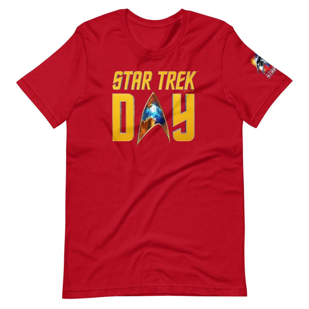 Star Trek Day 55th Anniversary Nebula Logo Unisex Premium T-Shirt 5 Star Trek Day 55th Anniversary Nebula Logo Unisex Premium T-Shirt - Image 3
