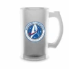 Star Trek: Discovery Starfleet Command 16oz Frosted Beer Stein -T-shirt Store ST DIS Starfleet Command 101070 MF