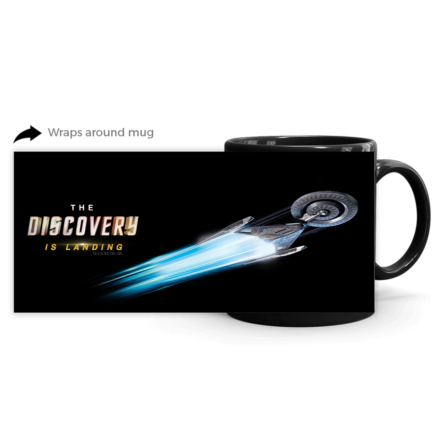Star Trek: Discovery The Discovery Is Landing Black Mug 4 Star Trek: Discovery The Discovery Is Landing Black Mug - Image 2