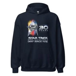Star Trek: Deep Space Nine 30th Anniversary Hooded Sweatshirt -T-shirt Store ST DS30 77 100861 NAVY MF