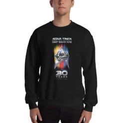 Star Trek: Deep Space Nine 30th Anniversary Fleece Crewneck Sweatshirt -T-shirt Store ST DS30 77 100862 MF1