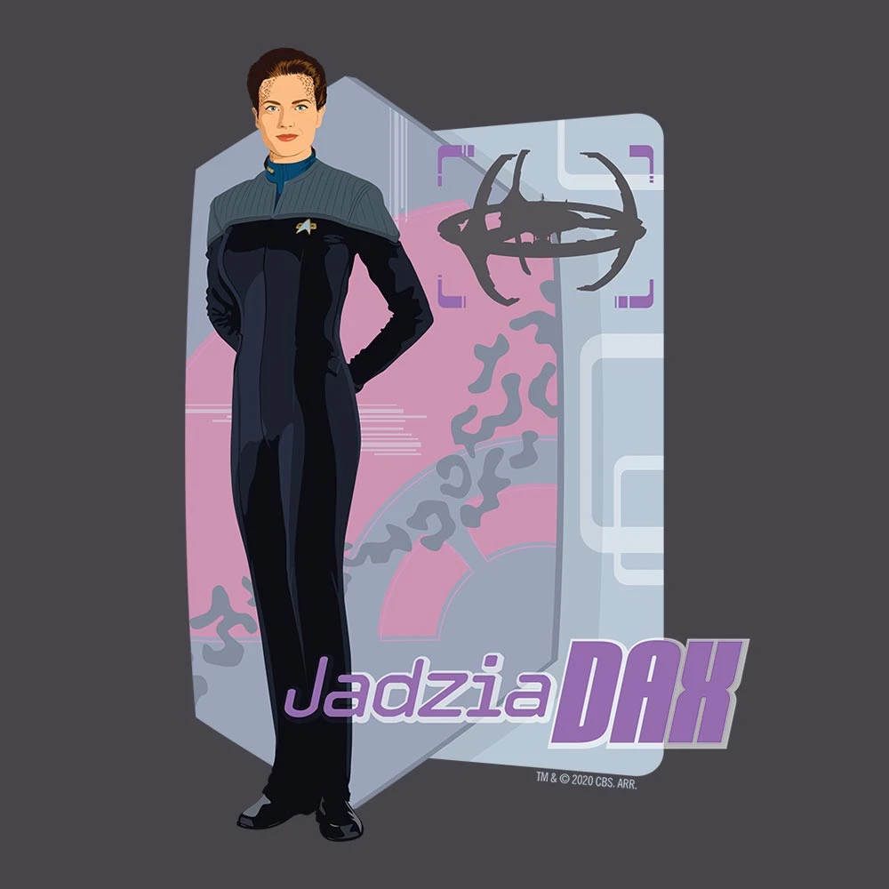Star Trek: Deep Space Nine Jadzia Dax Adult Short Sleeve T-Shirt 4 Star Trek: Deep Space Nine Jadzia Dax Adult Short Sleeve T-Shirt - Image 2