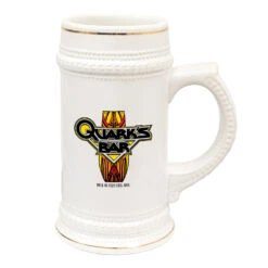 Star Trek: Deep Space Nine Quark's Bar Vintage Logo 20 Oz Ceramic Beer Stein