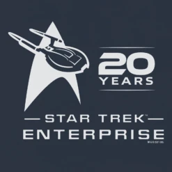 Star Trek: Enterprise 20th Anniversary Adult Short Sleeve T-Shirt -T-shirt Store ST E 20 100011 Adult ShortSleeve Tshirt RO
