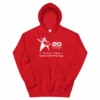 Star Trek: Enterprise 20th Anniversary Fleece Hooded Sweatshirt -T-shirt Store ST E 20 100148 Adult Hooded Sweatshirt Red MF