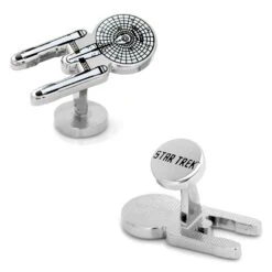 Star Trek Enterprise Blue Print Cufflinks -T-shirt Store ST EBP SL