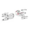 Star Trek Starship Enterprise Cufflinks -T-shirt Store ST ENT SL 1