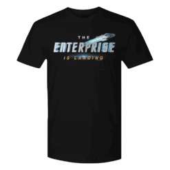 Star Trek: The Original Series The Enterprise Is Landing Adult Short Sleeve T-Shirt