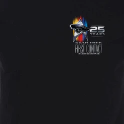 Star Trek: First Contact 25th Anniversary Small Logo Adult Short Sleeve T-Shirt -T-shirt Store ST FC 25ASL TS CA 100331 RO