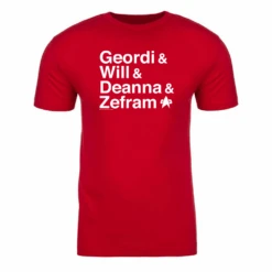 Star Trek: First Contact Day 4 For First Adult Short Sleeve T-Shirt -T-shirt Store ST FC D1 100011 Adult ShortSleeve Tshirt Red MF