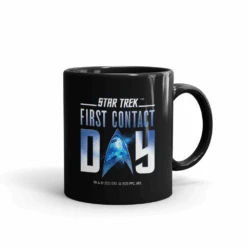 Star Trek: First Contact Day Nebula Logo Mug -T-shirt Store ST FC NLOGO 100040 11oz Black Mug Right MF