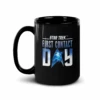 Star Trek: First Contact Day Nebula Logo Mug 1 Star Trek: First Contact Day Nebula Logo Mug -T-shirt Store ST FC NLOGO 100040 15oz Black Mug Left MF