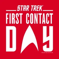 Star Trek: First Contact White Logo Adult Short Sleeve T-Shirt 6 Star Trek: First Contact White Logo Adult Short Sleeve T-Shirt -T-shirt Store ST FC WLOGO 100011 Adult ShortSleeve Tshirt RO