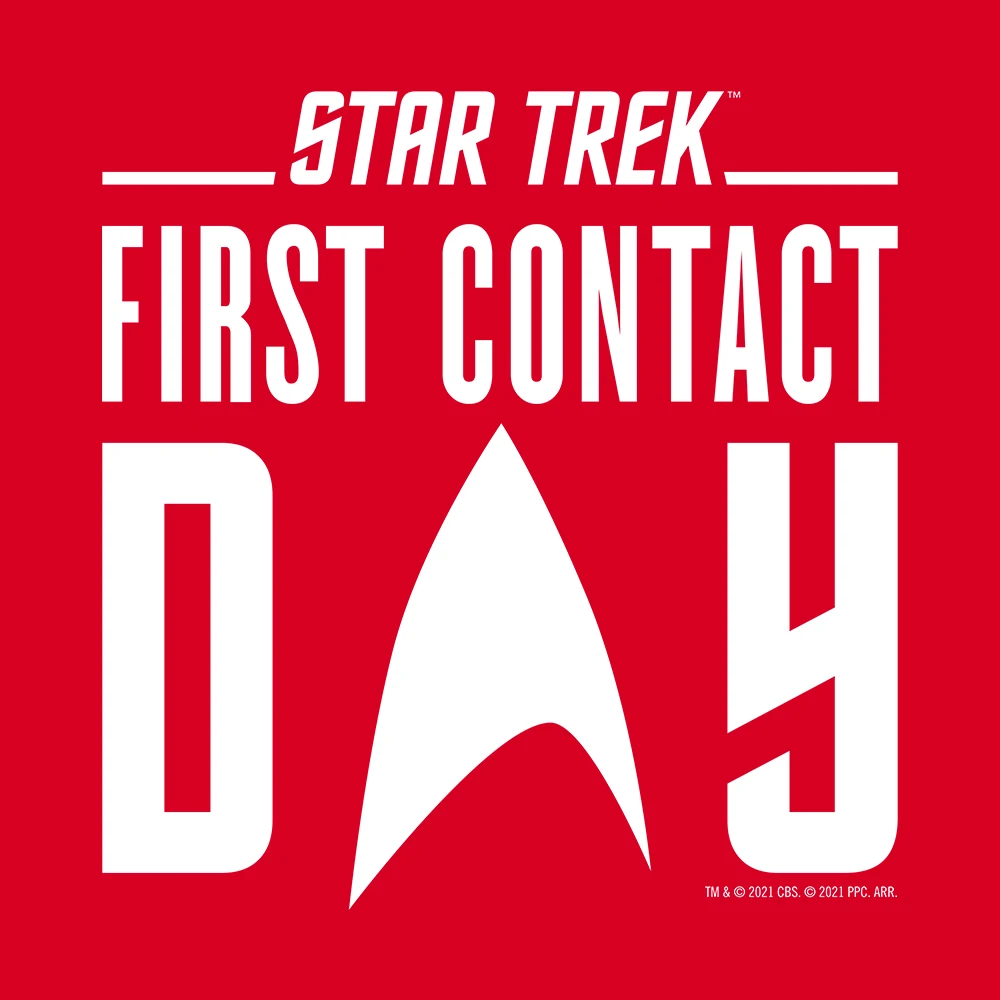 Star Trek: First Contact White Logo Adult Short Sleeve T-Shirt 4 Star Trek: First Contact White Logo Adult Short Sleeve T-Shirt - Image 2