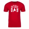 Star Trek: First Contact White Logo Adult Short Sleeve T-Shirt -T-shirt Store ST FC WLOGO 100011 Adult ShortSleeve Tshirt Red MF
