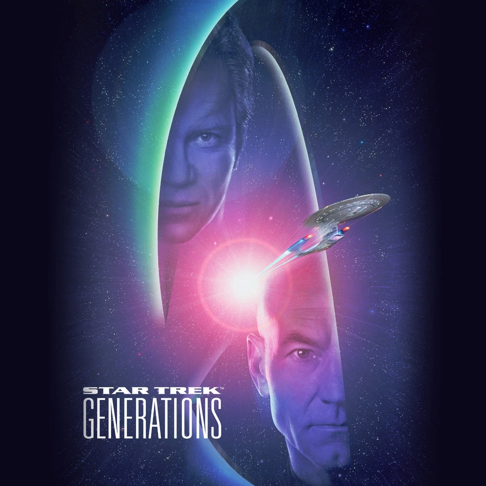 Star Trek: Generations Kirk & Picard Logo Tote Bag 4 Star Trek: Generations Kirk & Picard Logo Tote Bag - Image 2