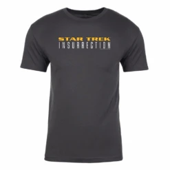 Star Trek IX: Insurrection Logo Adult Short Sleeve T-Shirt