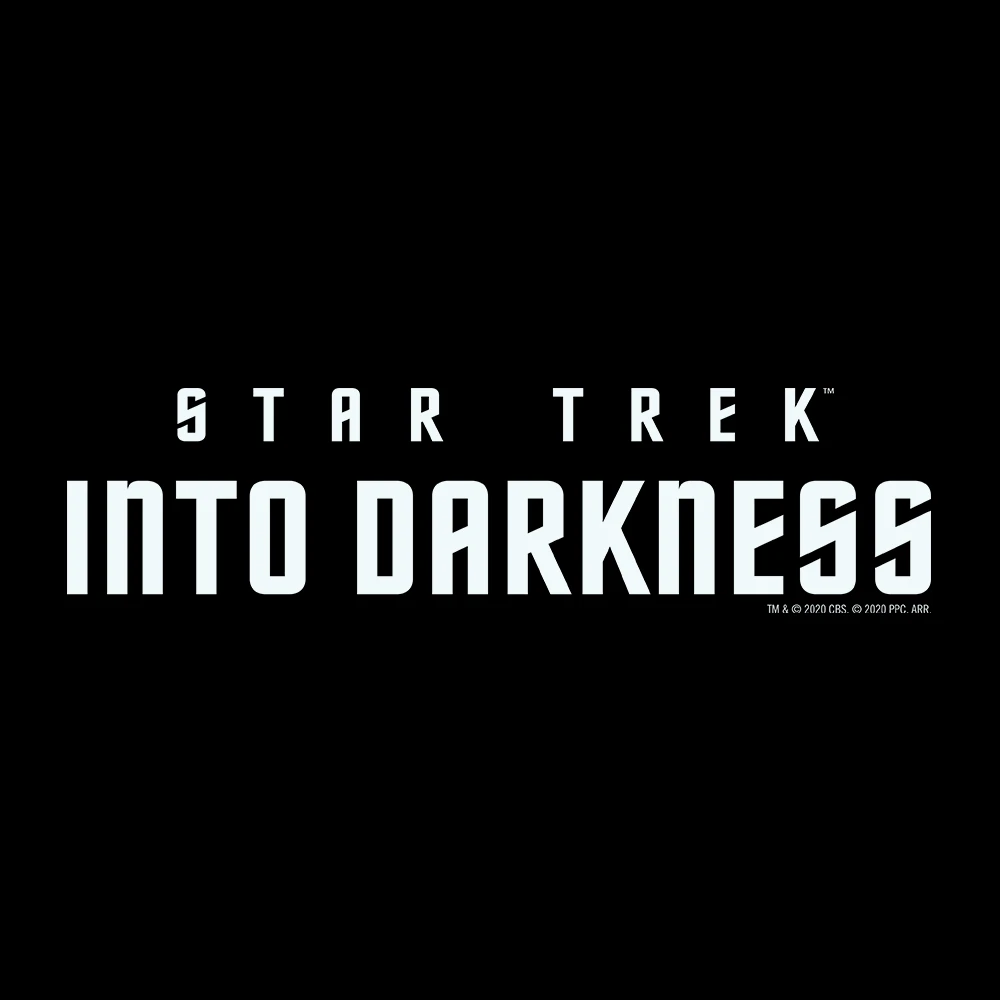 Star Trek XII: Into Darkness Logo Adult Short Sleeve T-Shirt 4 Star Trek XII: Into Darkness Logo Adult Short Sleeve T-Shirt - Image 2