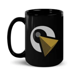 Star Trek: IDIC Symbol Black Mug -T-shirt Store ST IDICBDGE 81 100085 15 L MF