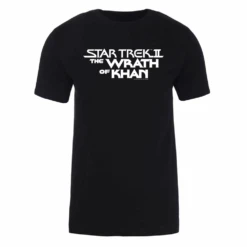 Star Trek II: The Wrath Of Khan Logo Adult Short Sleeve Shirt