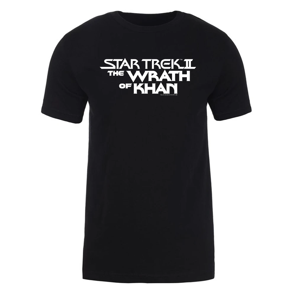 Star Trek II: The Wrath Of Khan Logo Adult Short Sleeve Shirt 3 Star Trek II: The Wrath Of Khan Logo Adult Short Sleeve Shirt