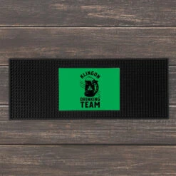Star Trek Klingon Drinking Team Bar Mat