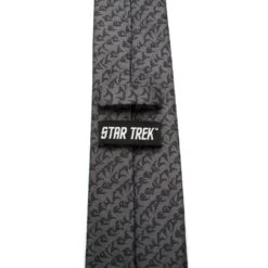Star Trek Klingon Gray Men's Tie 12 Star Trek Klingon Gray Men's Tie -T-shirt Store ST KLG GRY TR 2